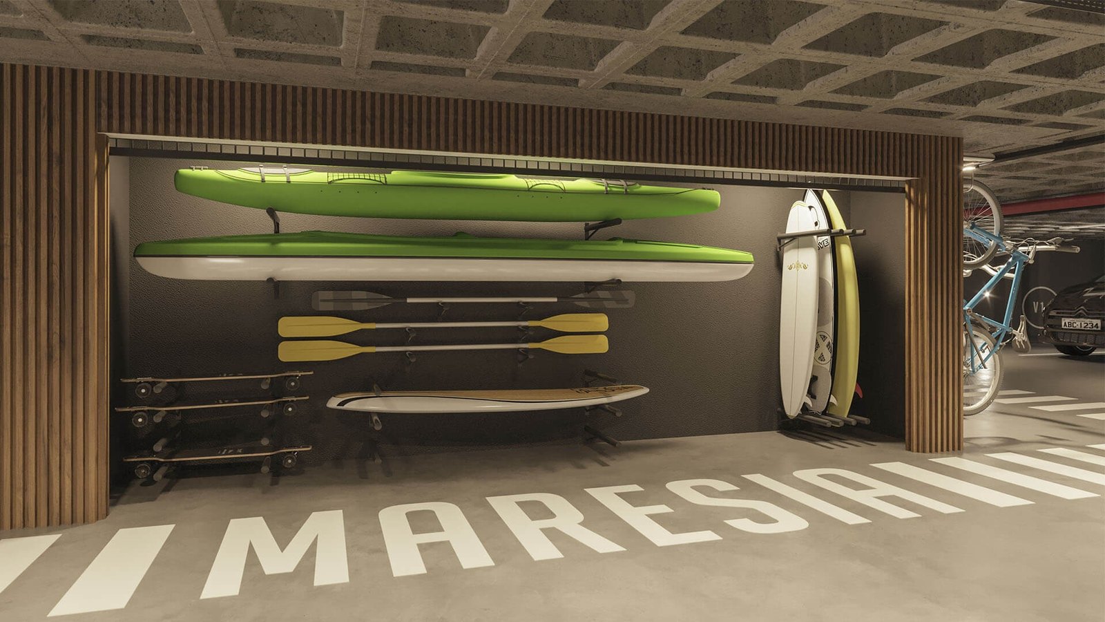 Surfboard storage — Ocean Art Park