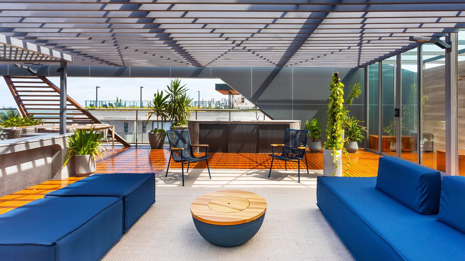 Rooftop com vista para o mar — Setai Aquamaris