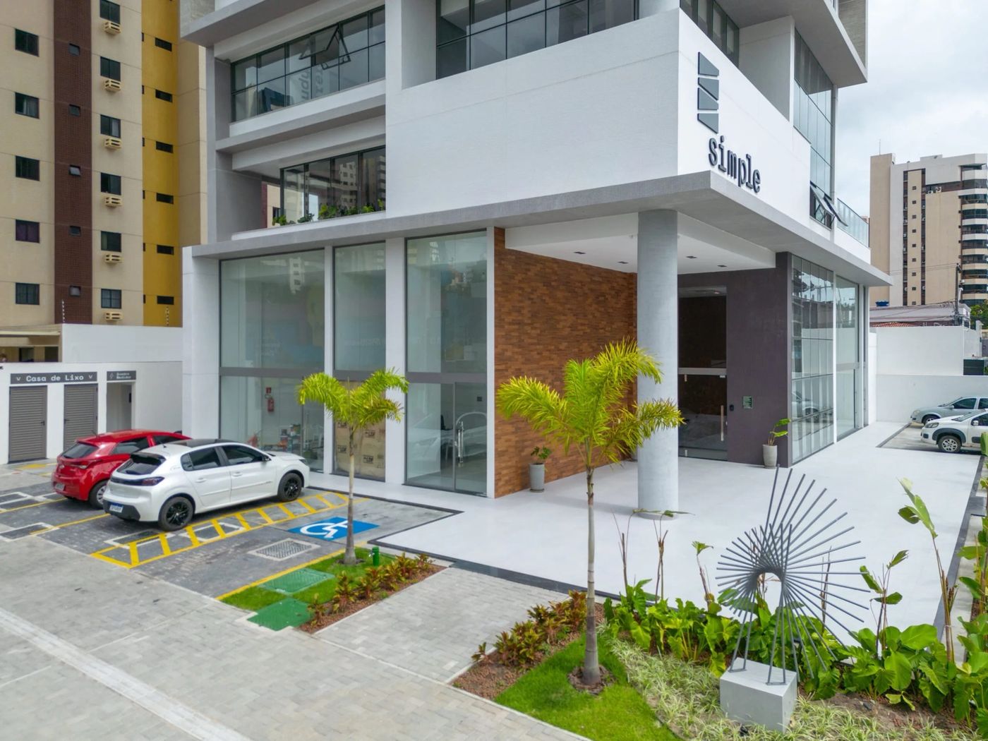Aerial view of the building — Simple Smart Residence