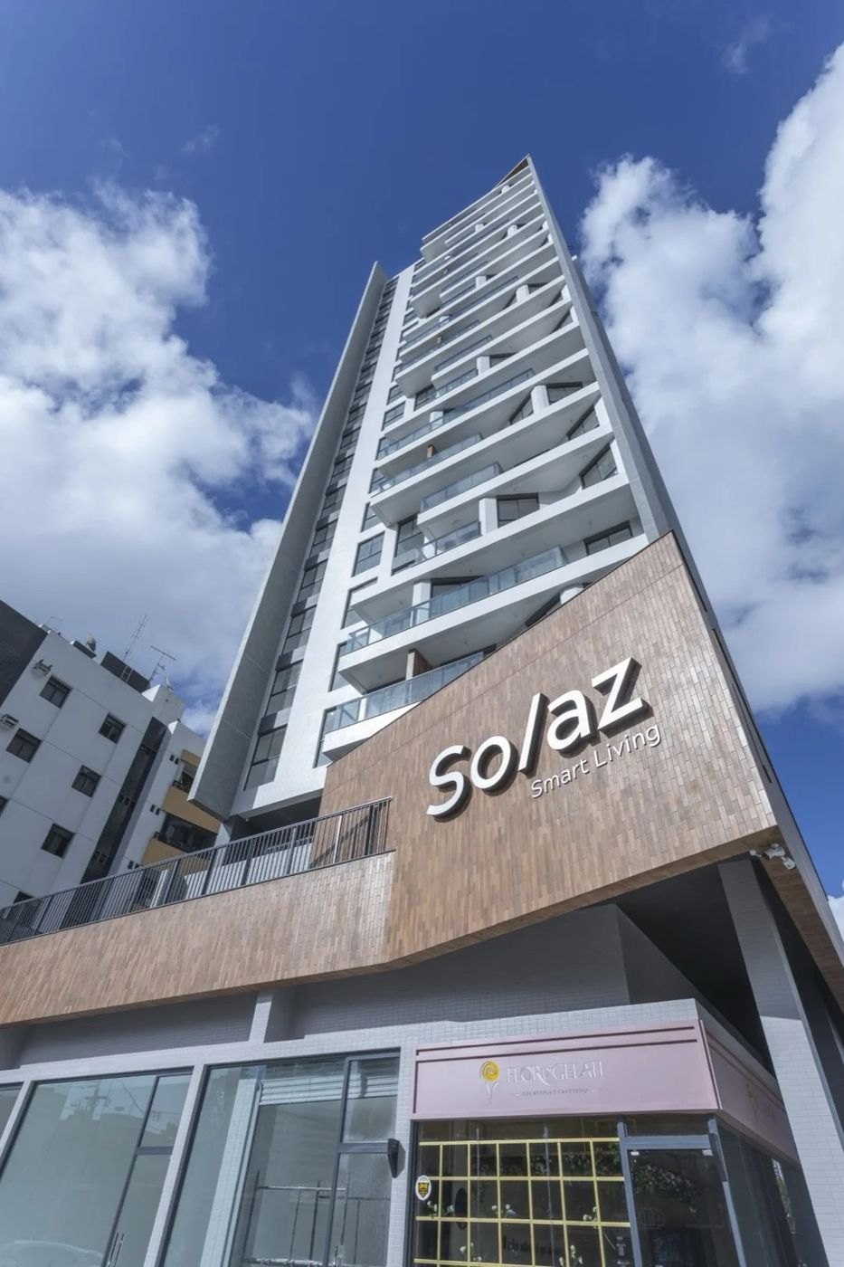 Detalhe da fachada — Solaz Smart Living